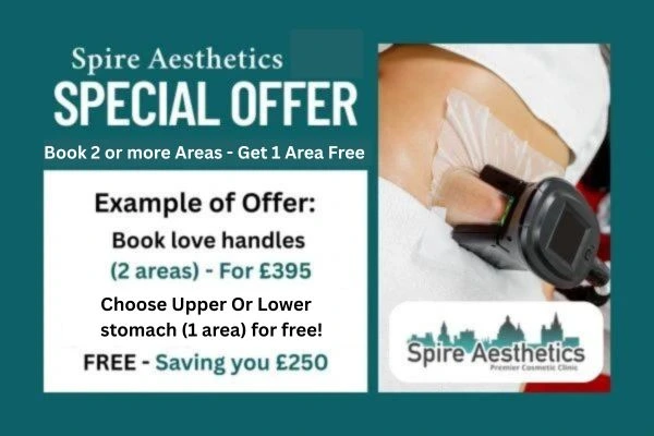 Fat Freezing Promotion Newport from Spire Aesthetics - Book Today!