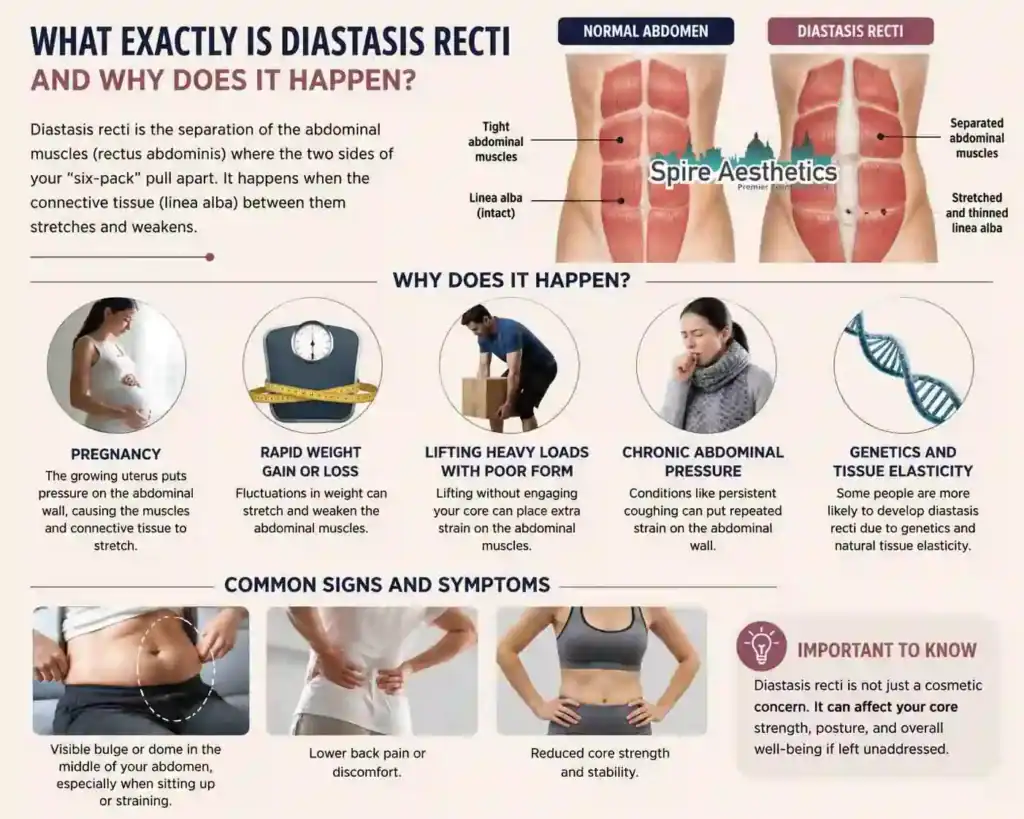 What Exactly Is Diastasis Recti and Why Does It Happen Newport?